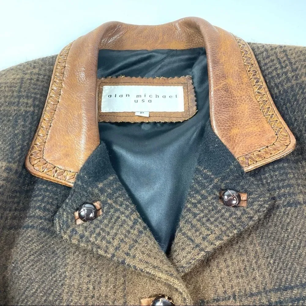 Vintage Alan Michael Western Plaid Blazer